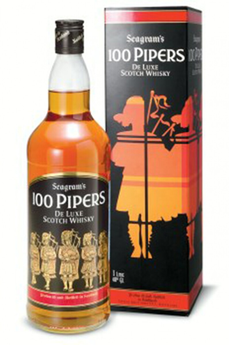 WHISKY 100 PIPERS 1 LT 