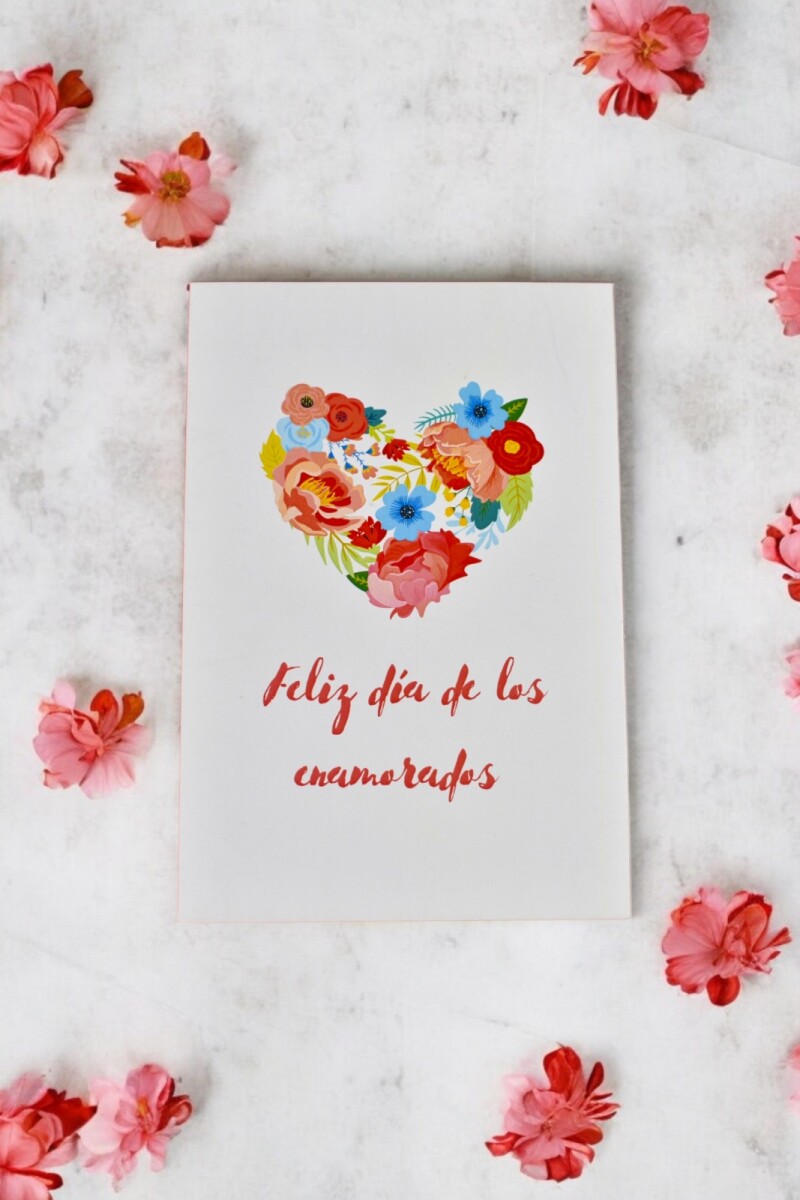 Tarjeta san valentin 10x15 - DISEÑO 1 