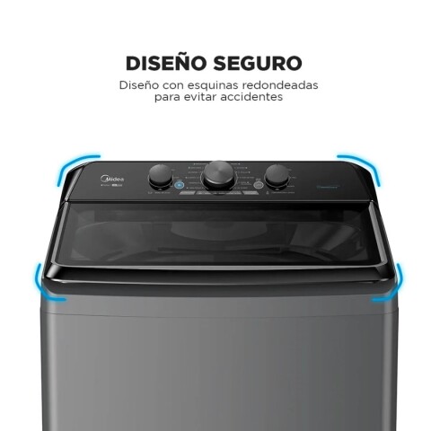 Lavarropas Midea Automatica 16Kg C/S 500W160 Gris Lavarropas Midea Automatica 16Kg C/S 500W160 Gris