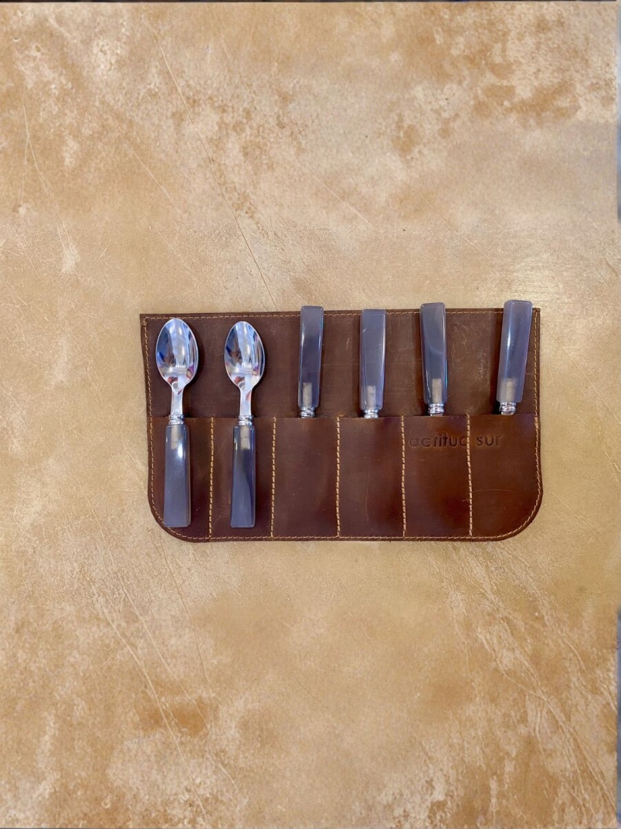 Coffee Spoon - Gris / Camel 