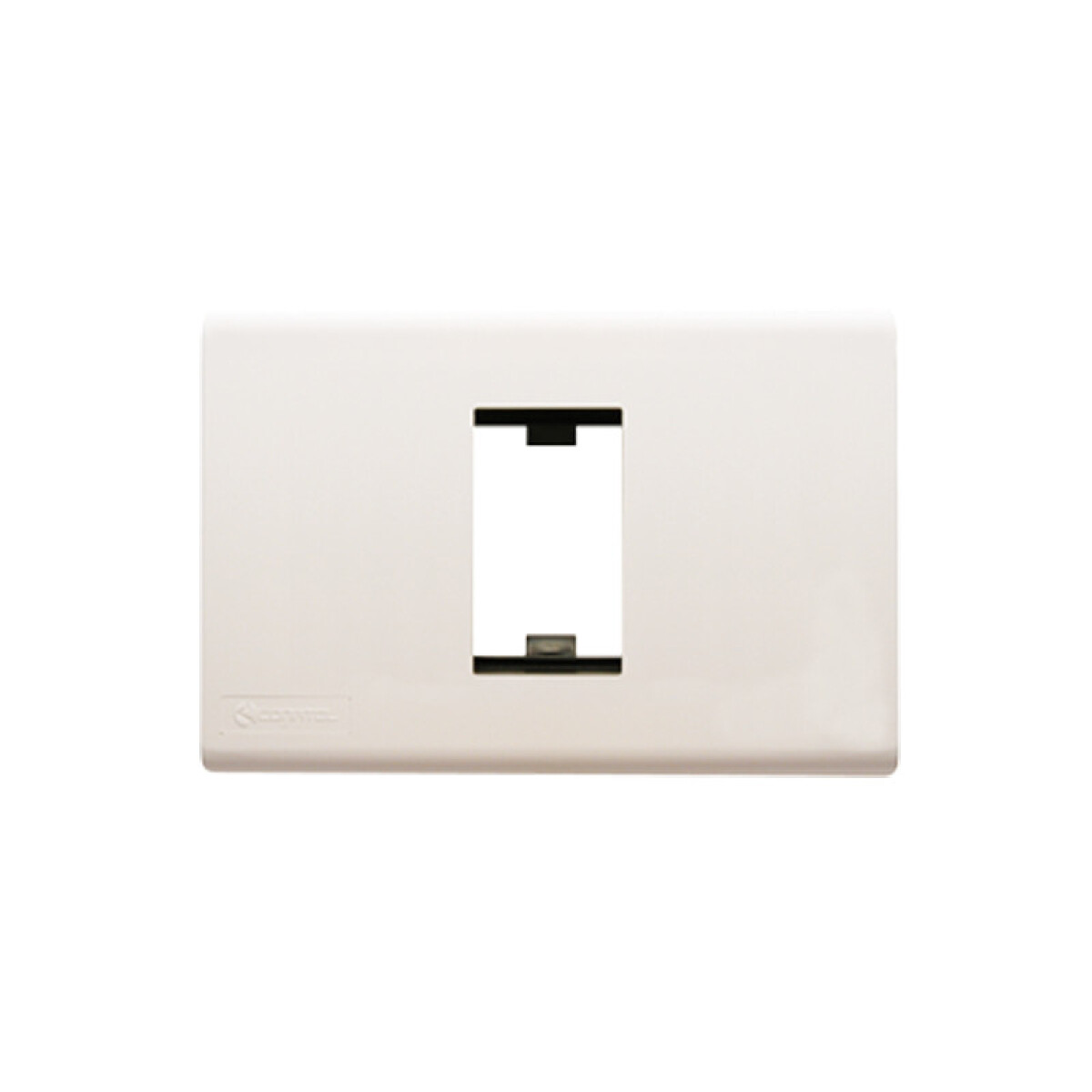 Plaqueta p/1 módulo - Duomo blanco - ELE01394 
