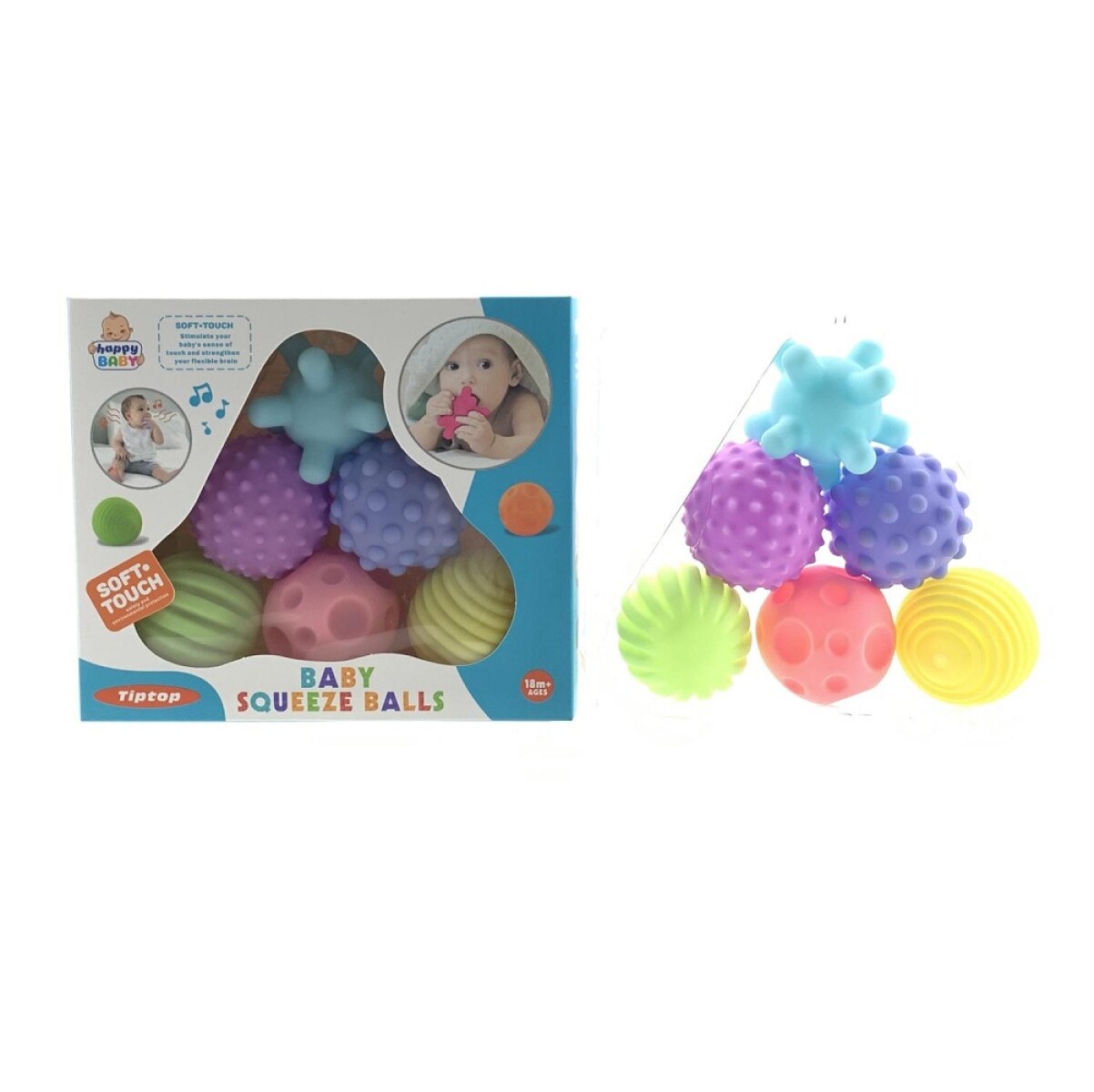 Pelotas top sensoriales montessori