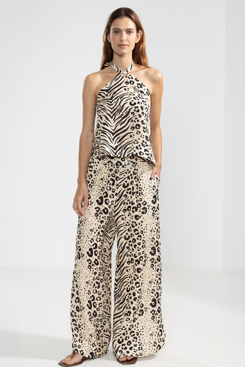 VALE PANTS Feline Cream