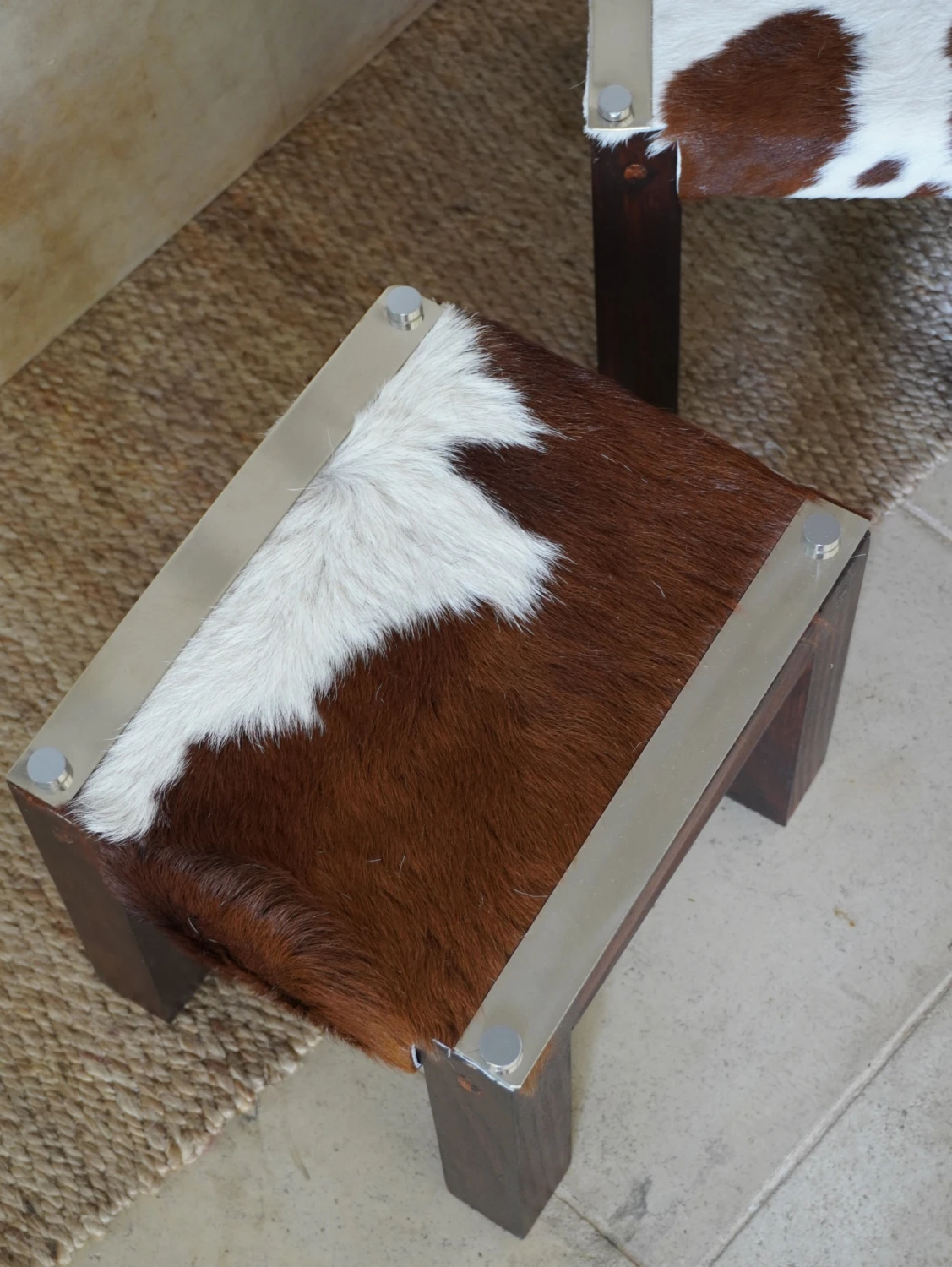 Petit Stool Cowhide