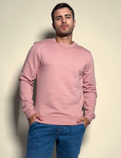 Buzo de algodon liso Barer Rosado
