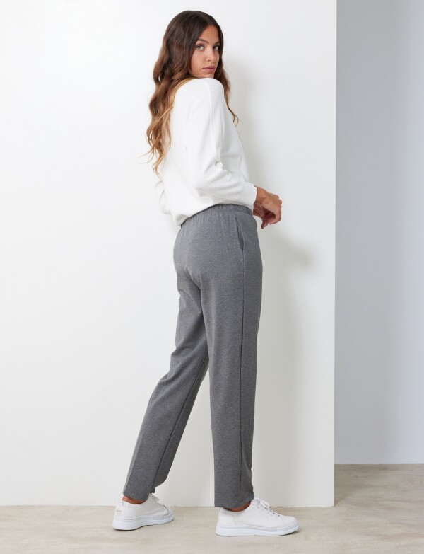 Pantalon Yoga Algodon GRIS