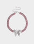 Chokers Con Mariposas Choker Mariposa Strass - Plateado