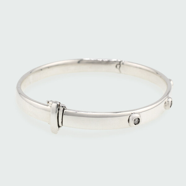 Pulsera Esclava Nova de MOON en Plata 925 con brillantes Pulsera Esclava Nova de MOON en Plata 925 con brillantes