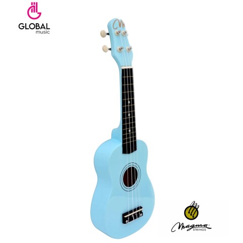 Ukelele Soprano Magma Azul Brillante C/funda Mk20ab Ukelele Soprano Magma Azul Brillante C/funda Mk20ab