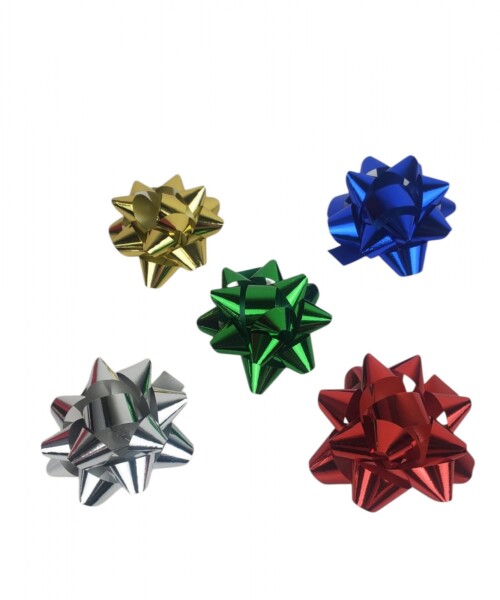 Cocarda metalizada 5 cm. - COLOR SURTIDO LISO Cocarda metalizada 5 cm. - COLOR SURTIDO LISO