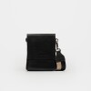 Mini Bag Olivia En Cuero Graneado Negro