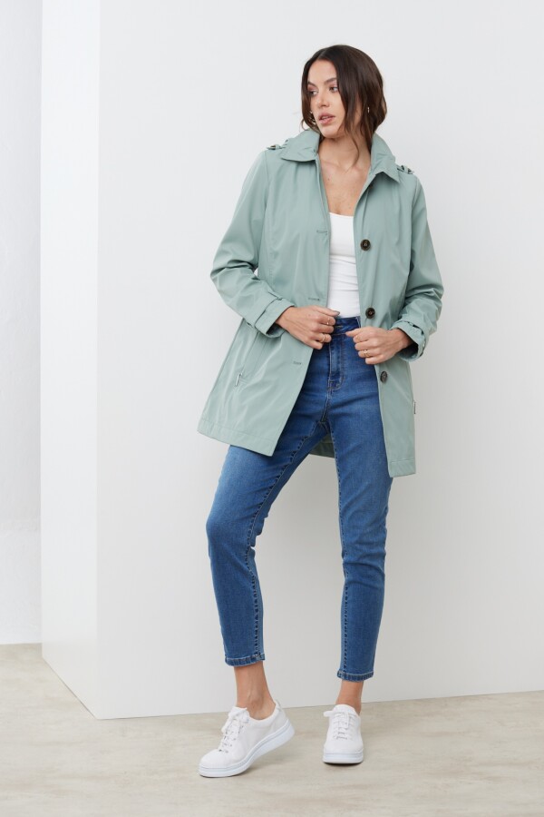 Gabardina Water Repellent VERDE