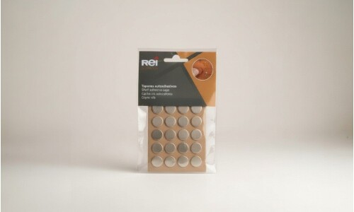 Tapa tornillo adhesivo 63.12 gris aluminio x100 Tapa Tornillo Adhesivo 63.12 Gris Aluminio X100