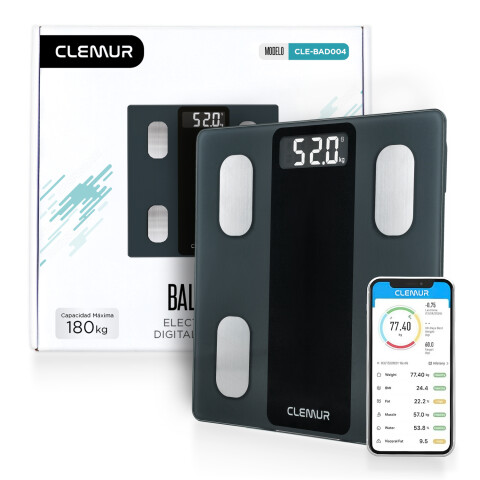 Balanza Inteligente De Baño Digital Pesa Smart App Bluetooth Imback Color Gris Oscuro Balanza Inteligente De Baño Digital Pesa Smart App Bluetooth Imback Color Gris Oscuro