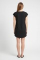 Vestido remeron estampado NEGRO