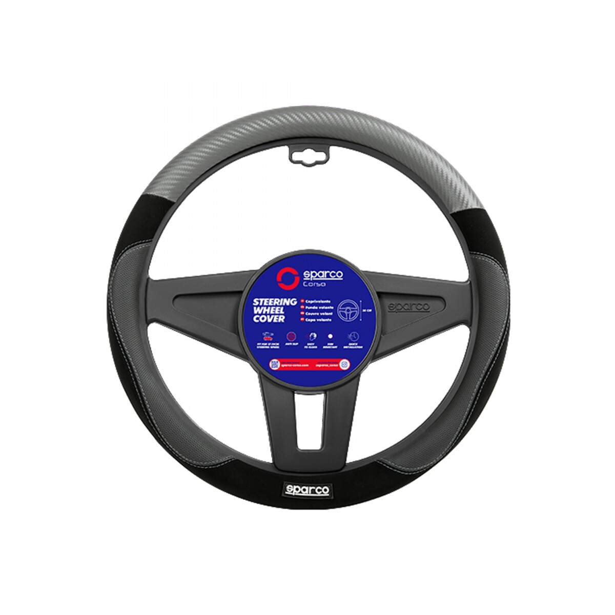 Sparco Cubre Volante - Gris 