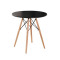 MESA DE COMEDOR EAMES REDONDA METAL 80 CM Mesa Eames Negra Redonda Metal Ø80cm
