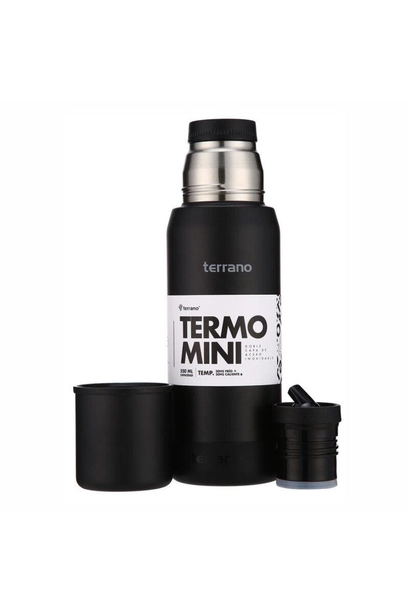 TERRANO TERMO MINI PREMIUM 500ML NEGRO