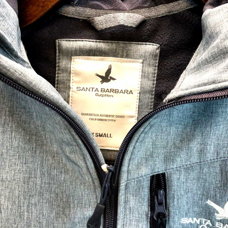 Santa barbara campera soft con cap hombre Gris