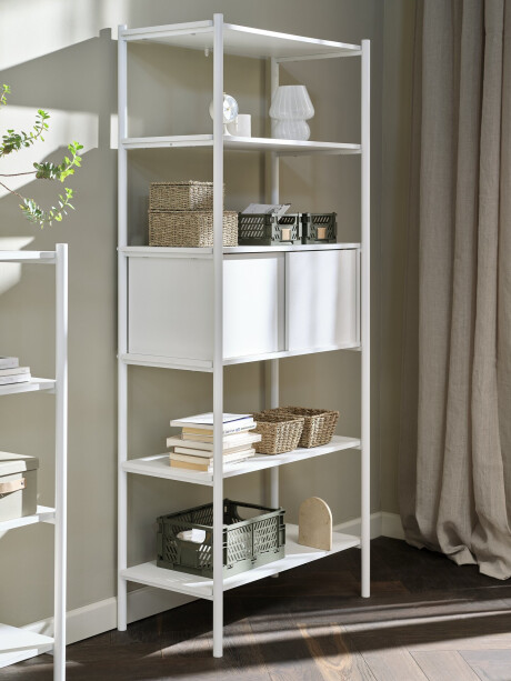 Estantería LINDVED 6 estantes blancos Estantería LINDVED 6 estantes blancos