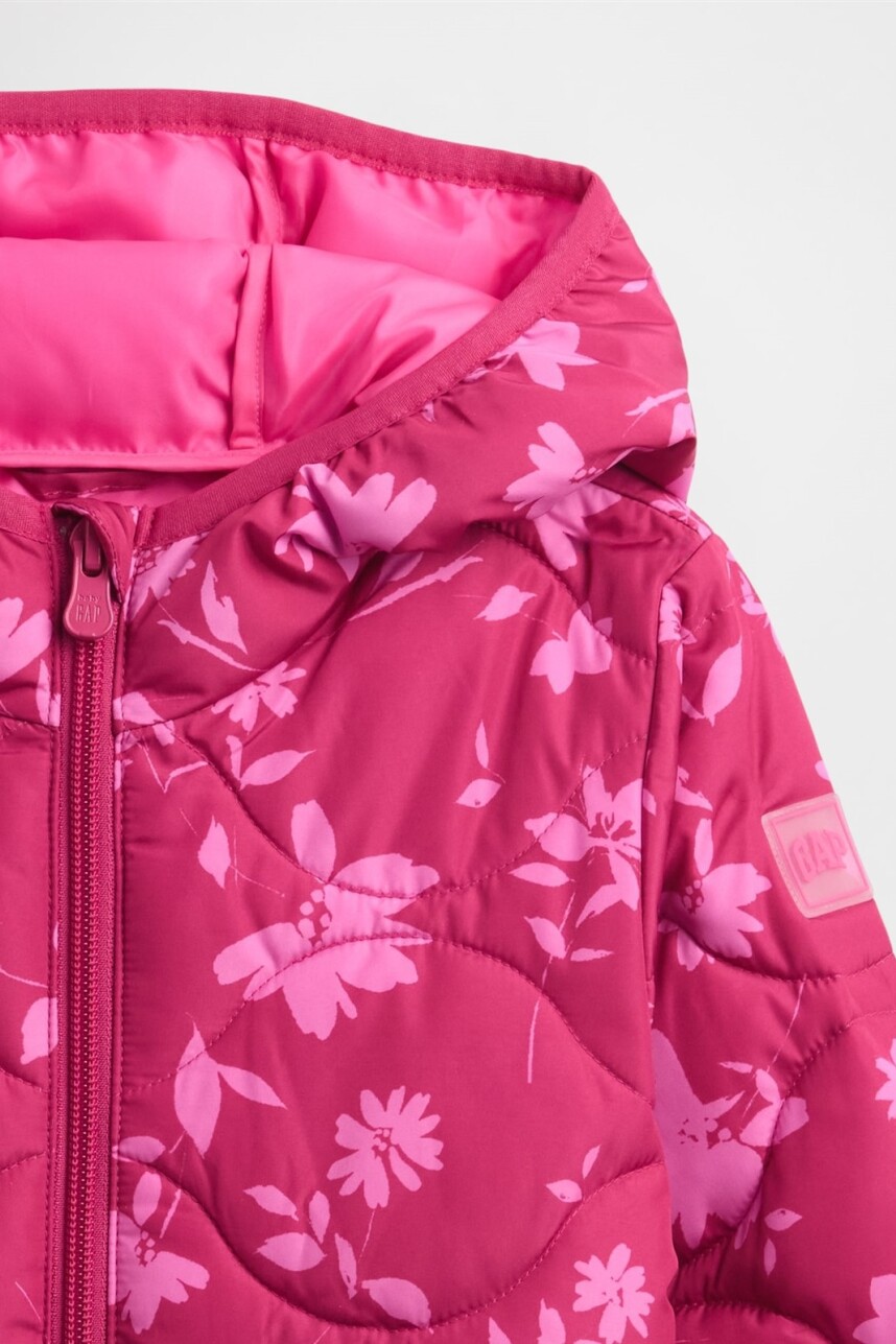 Campera Puffer Toddler Niña Bright Fuchsia 026