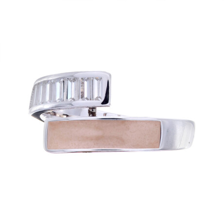 Anillo de plata 925 con circonias y esmalte. Anillo de plata 925 con circonias y esmalte.