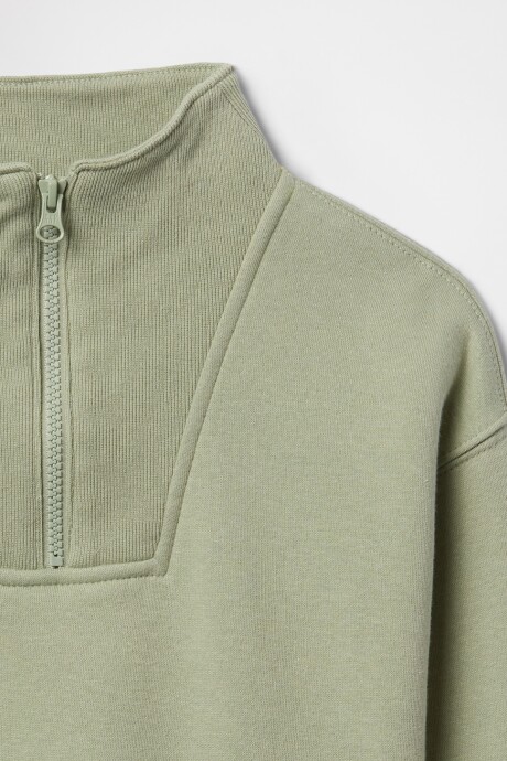 Buzo Deportivo Medio Cierre Niña Desert Sage