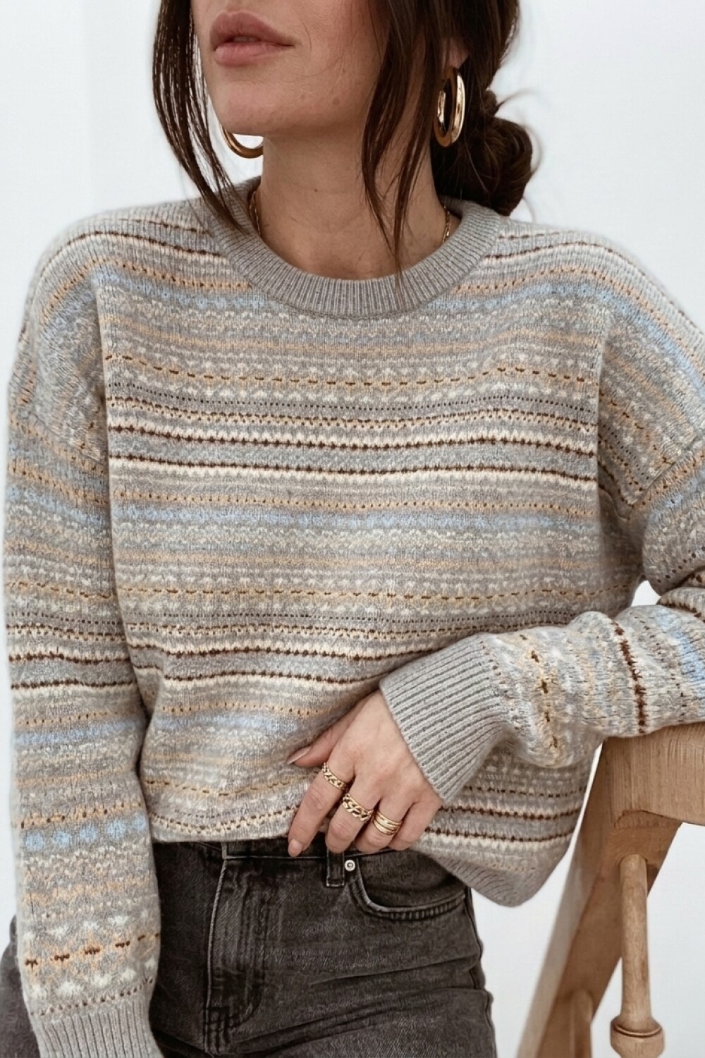 Sweater Ailey Gris