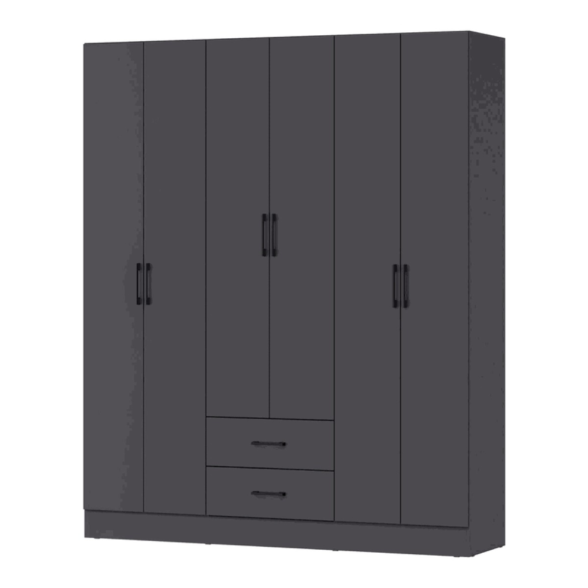 [OUTLET] Ropero Armario 6 puertas 2 cajones con estantes y perchero 172 x 135,9 x 35 cm - Volcano 