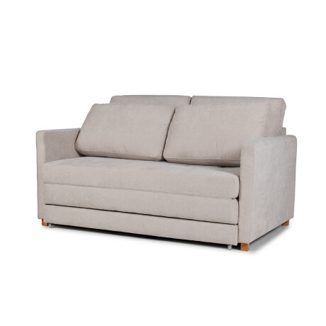 Sofá Cama Niki - Tela Microfibra 10285 (Beige)