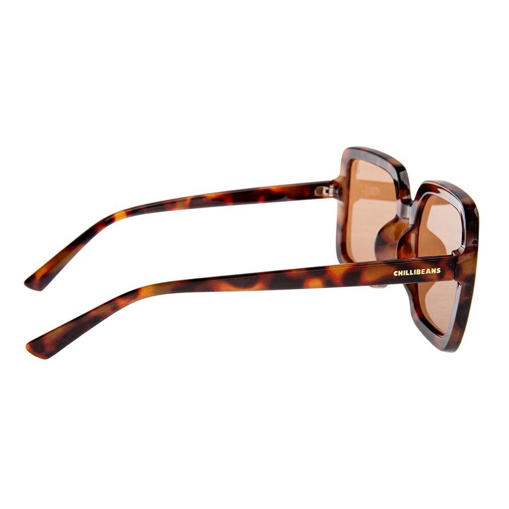 Lentes de Sol Chilli Beans Cuadrado Marrón/Tortuga