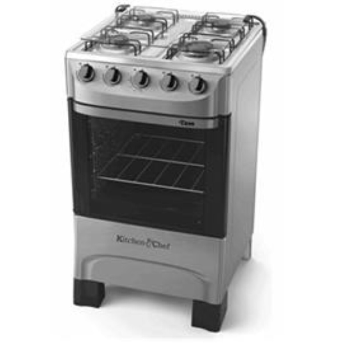 Cocina Gas Tem Kitchen Chef Gris 4h 