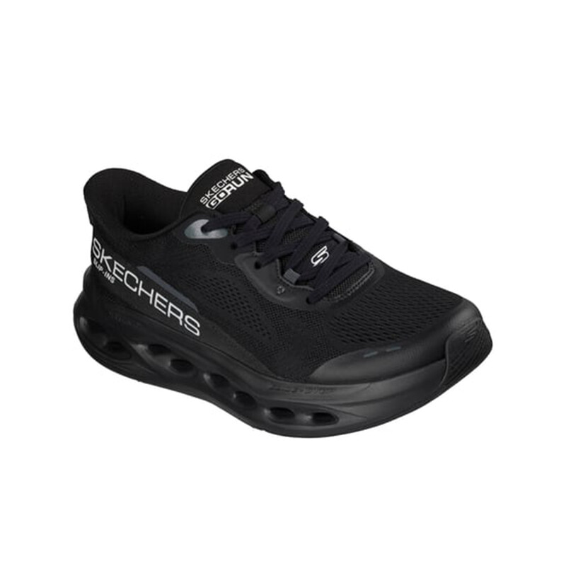 Championes Slip - Ins Mesh Lace Up Negro