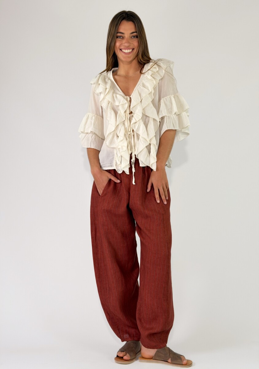 PANTALON NIKKI - TERRACOTA 