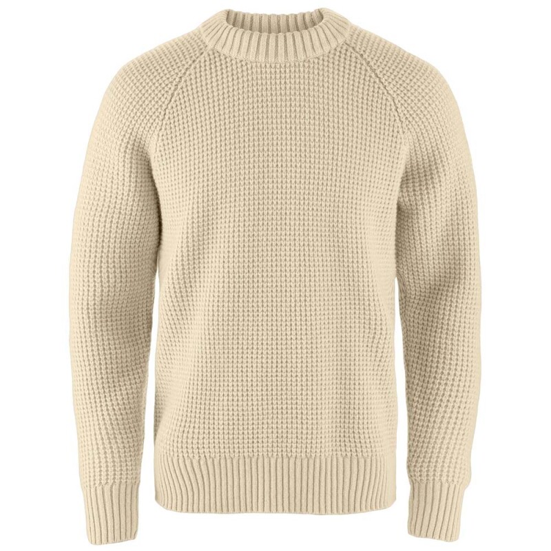 Polo Fjallraven Ovik Waffle Knit M Hombre Light Beige