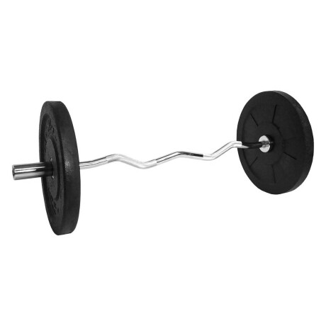 Barra Olímpica W Profesional Crossfit P/ Discos Gym Plateado
