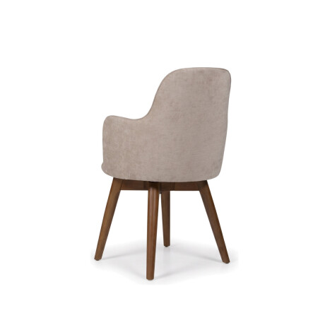 Silla Giratoria Laura - Tela Microfibra T2173 (Tostado)