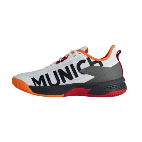 MUNICH HOOPER KID 01 WHITE/SHOCKING ORANGE