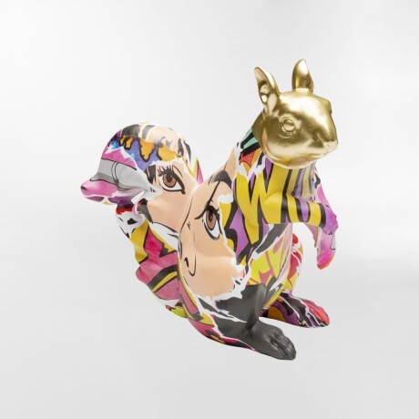 DECORACION GRAFITTI SQUIRREL Multicolor - -