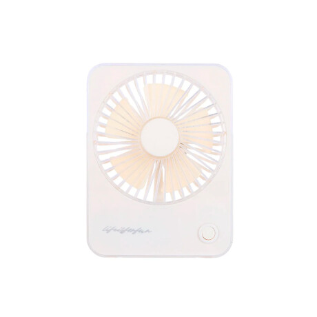 Ventilador plegable inalámbrico blanco