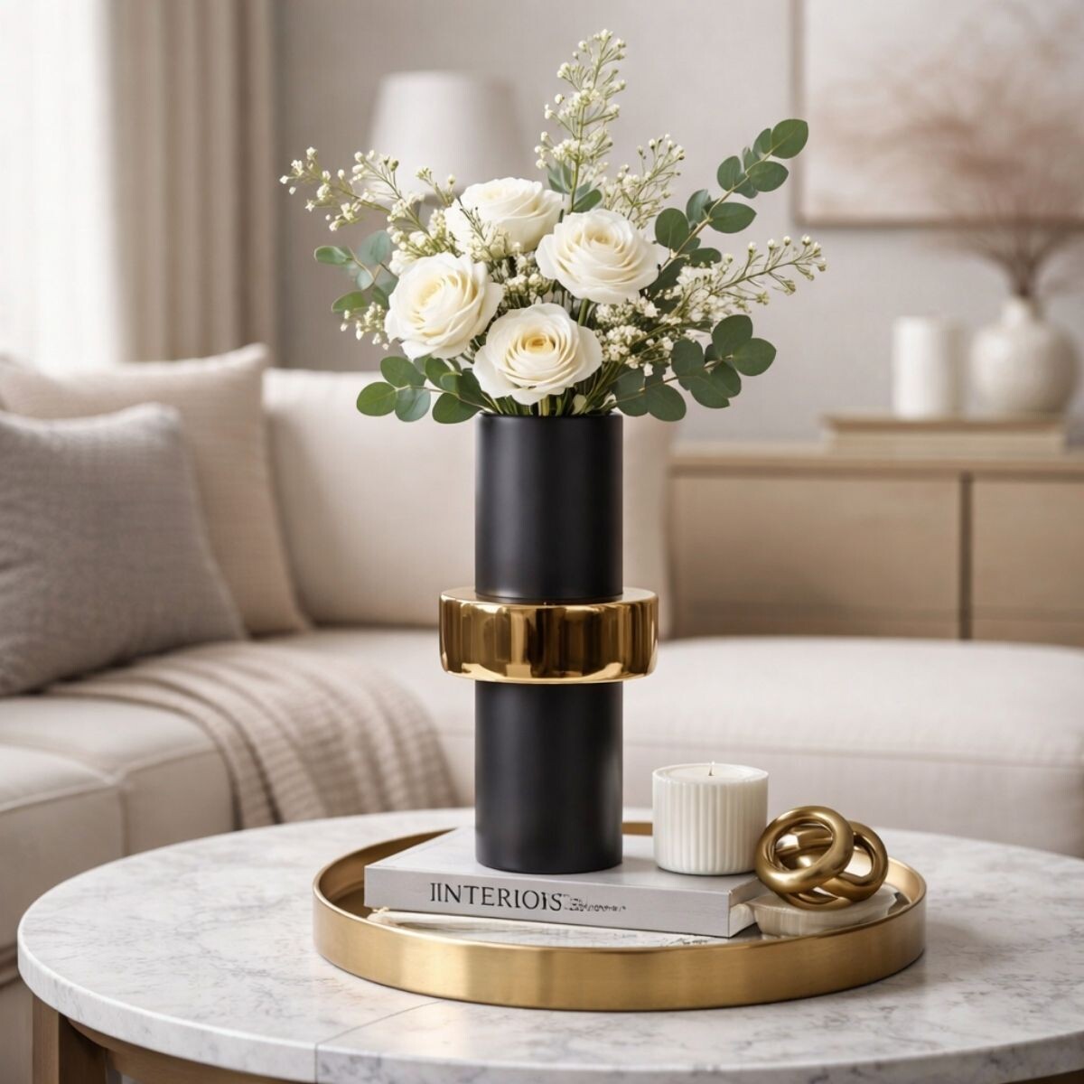 FLORERO ARO II Negro 