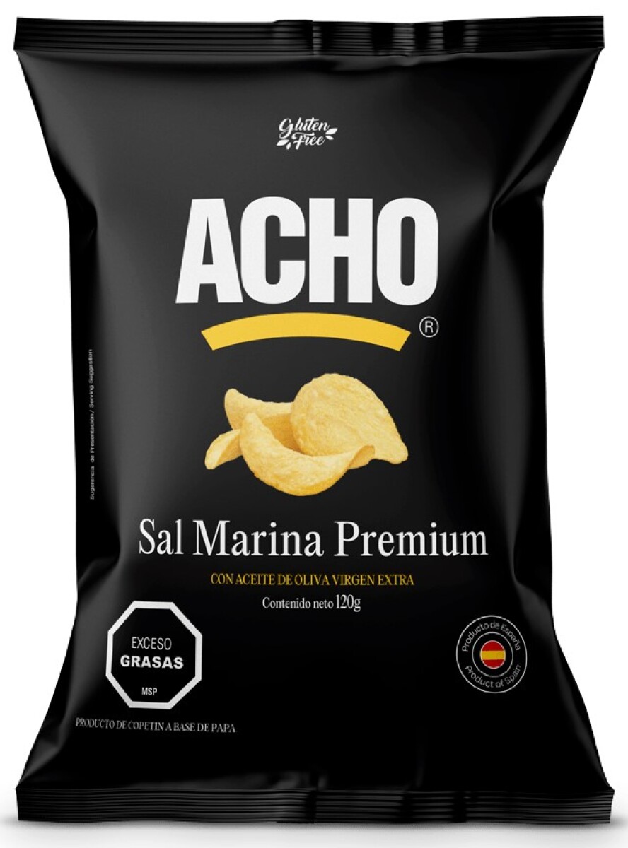 SNACK PAPAS ACHO 120G CLASICA SAL MARINA 