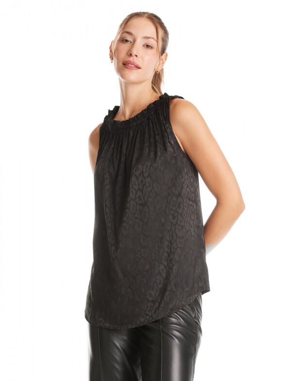 Blusa Satén NEGRO