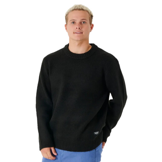 Buzo Rip Curl Quality Products Crew - Negro Buzo Rip Curl Quality Products Crew - Negro