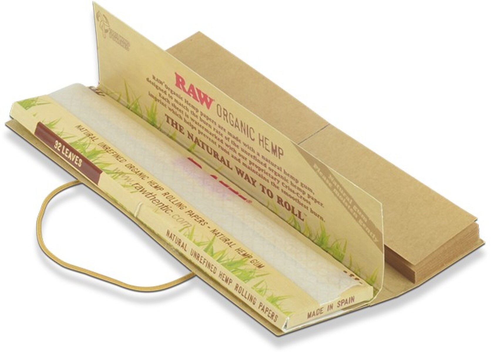 Hojillas RAW Organic King Size c/ Filtros 