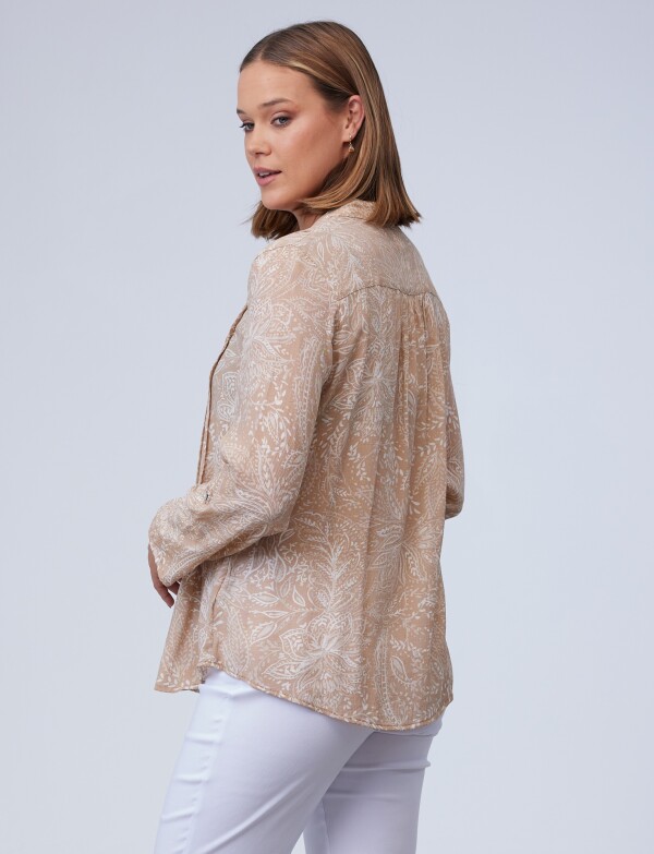 Camisa Print BEIGE/MULTI