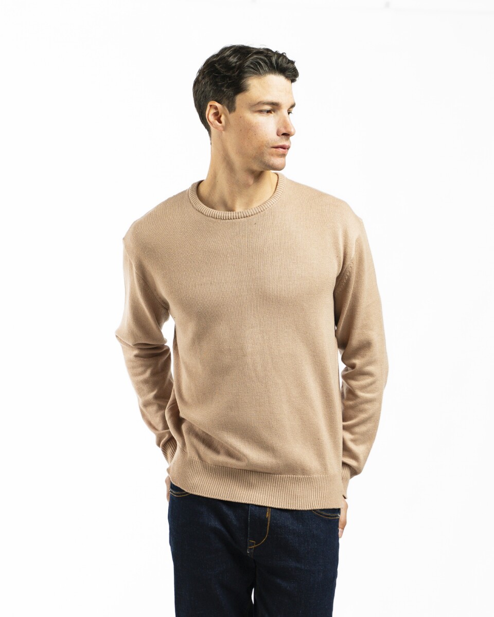 Buzo de Punto - Beige Melange 