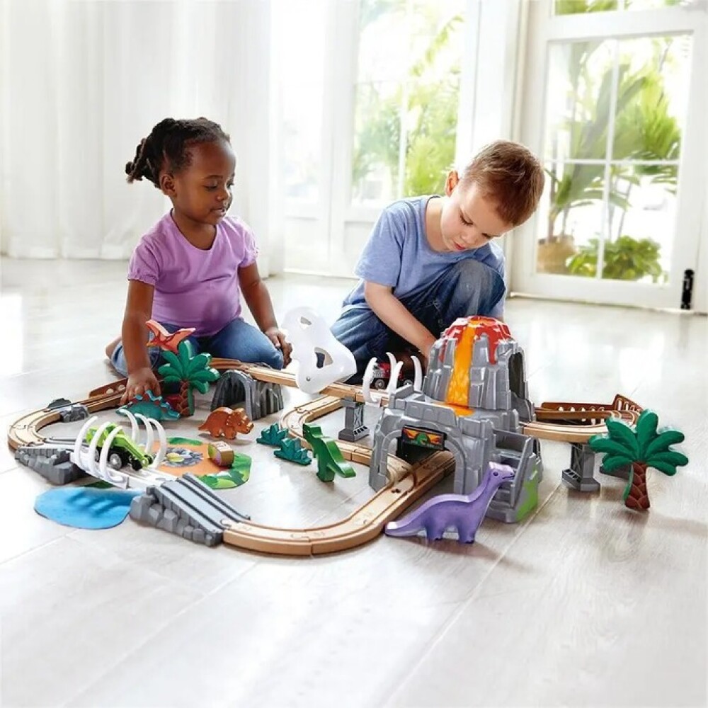 Pista tren aventuras DINO HAPE Pista tren aventuras DINO HAPE