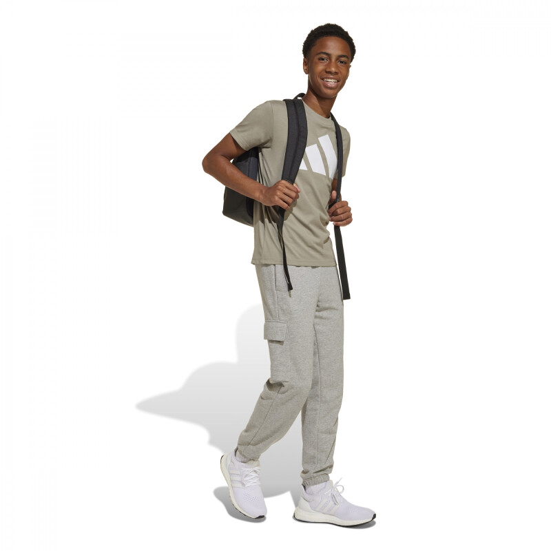 Remera Adidas J BL TEE 160 de Niños - JE1387 Beige-blanco