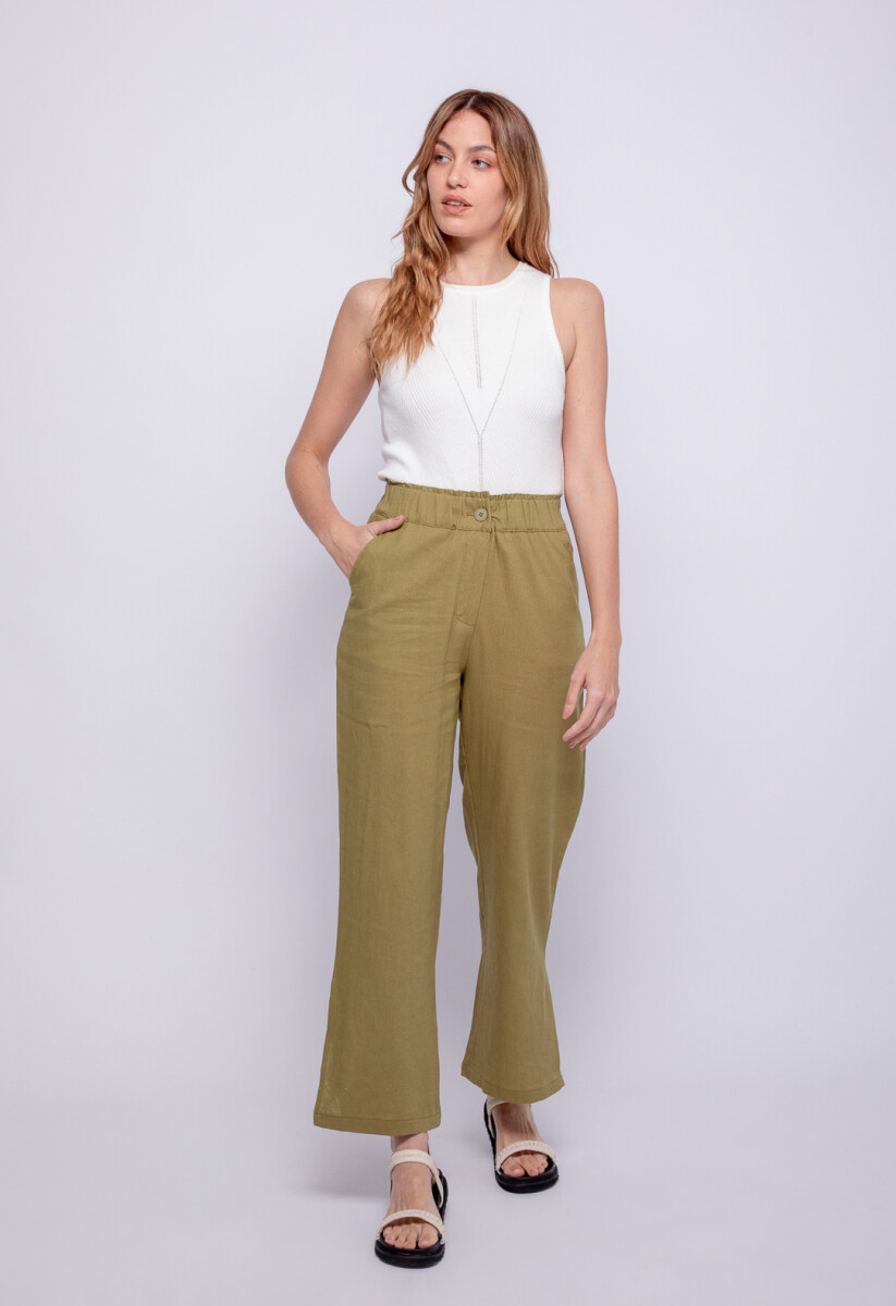 PANTALÓN DALY - Verde Militar 